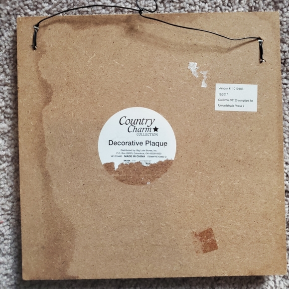 Country Charm Live Simply Decorative Plaque - Picture 2 of 2